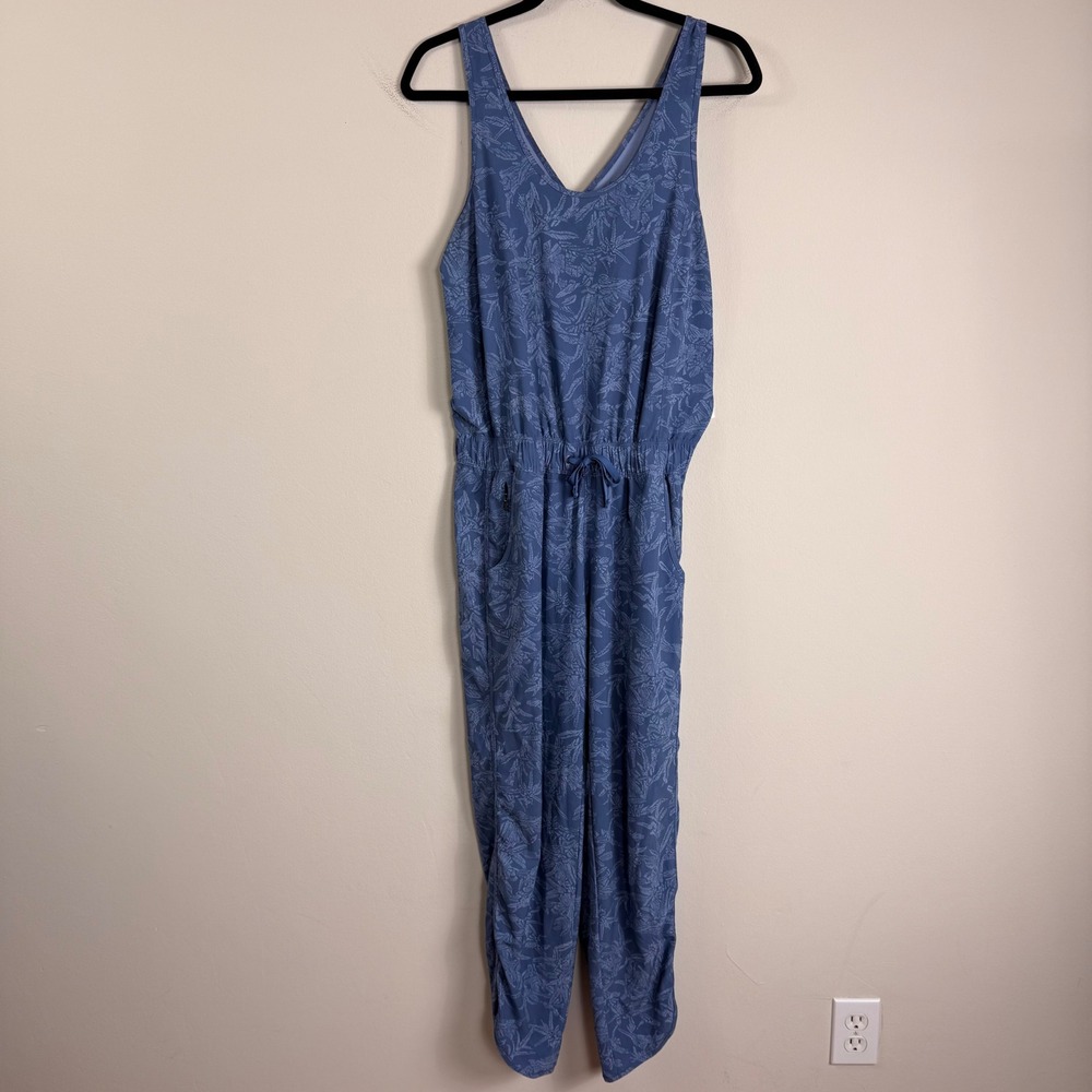 Patagonia Fleetwith Romper Monkey Flower Current Blue 56995 Womens Small - Picture 2 of 9